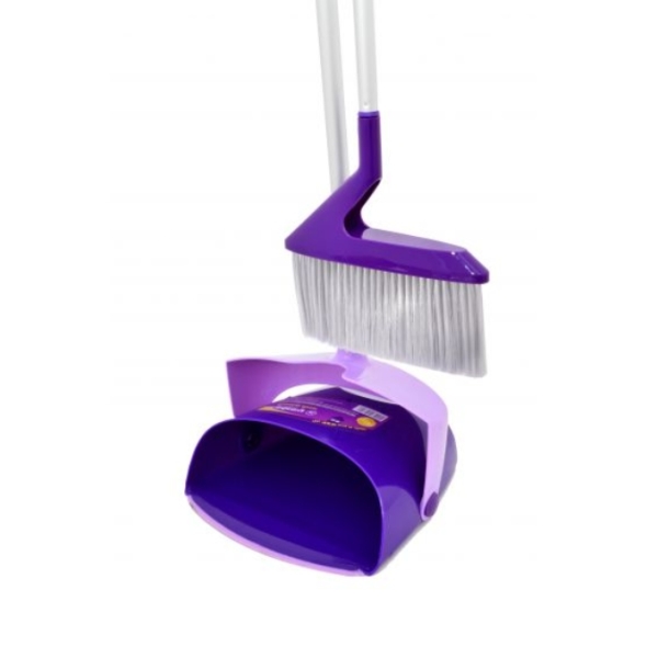 Caprichem products - Dustpan Clip On And Brush Set - Long Handle EACH