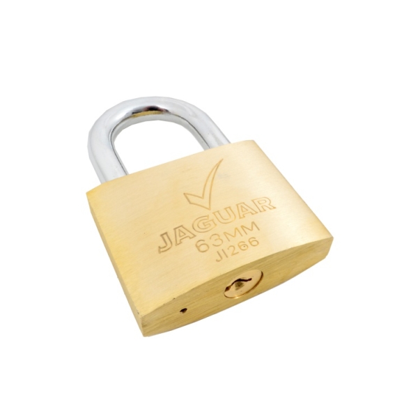 Caprichem products - Jaguar 63mm Brass Padlock Carded EACH