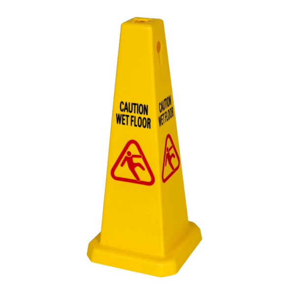 Caprichem products - Wet Floor Sign Cone - 65cm P/PACK
