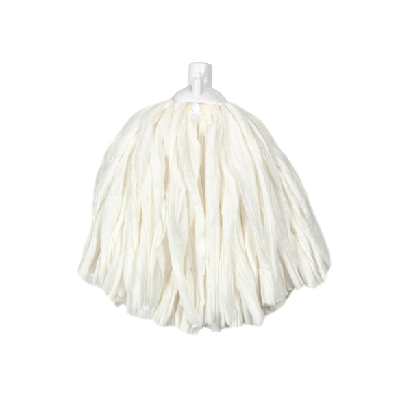 Caprichem products - Hygiene (spunlace) Round Mop Complete (white) EACH