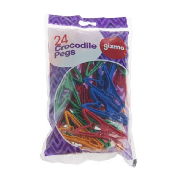 Caprichem products - Crocodile Pegs Assorted - 24 Pack P/PACK