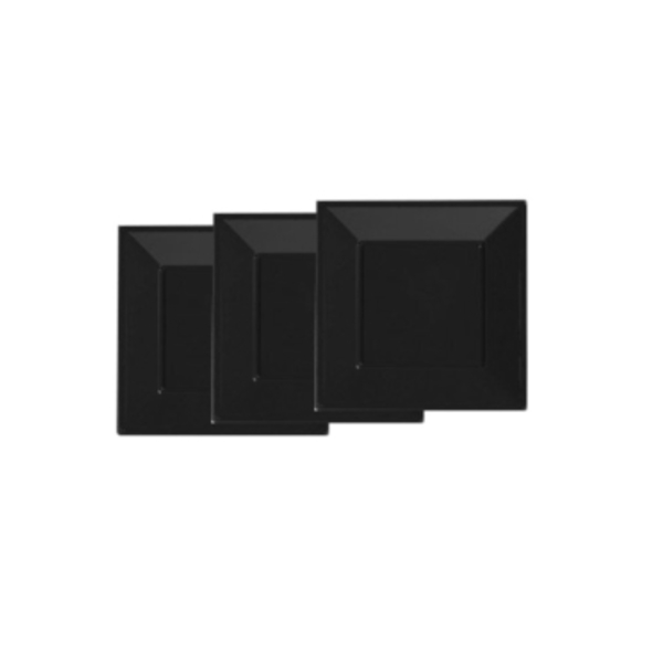 Caprichem products - Large Square Plate Black EACH