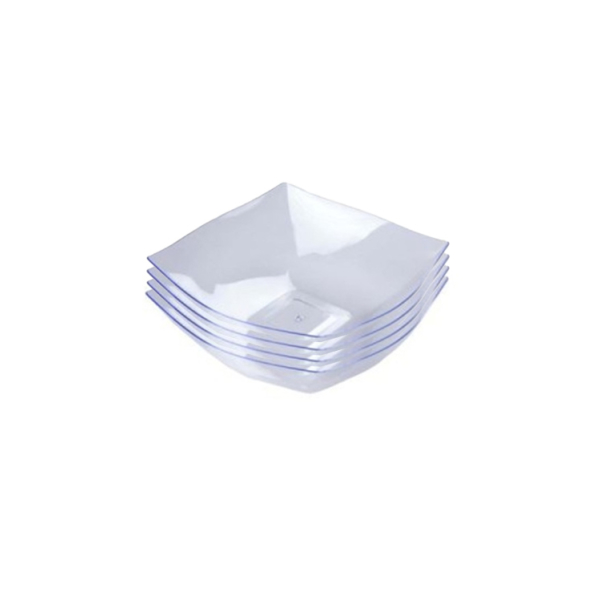 Caprichem products - Elegant Medium Square Bowl 4 Pack P/PACK