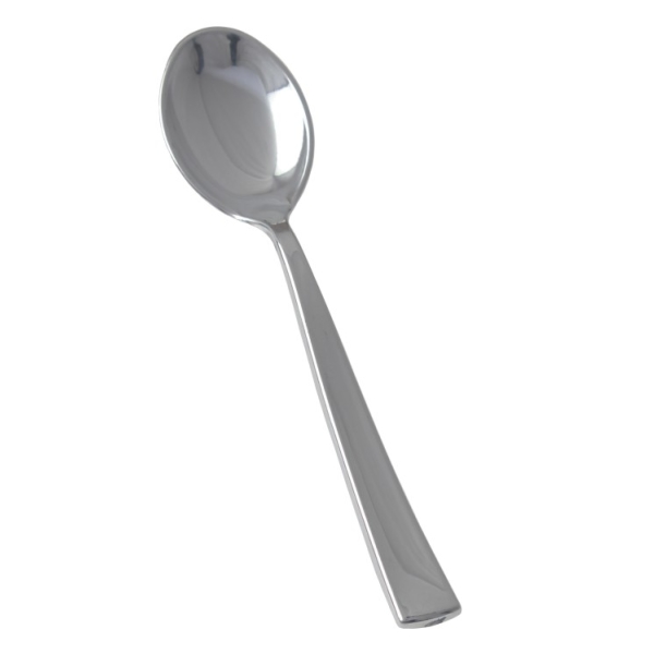 Caprichem products - Silver Coated Plastic Table Spoon 12 Pack EACH