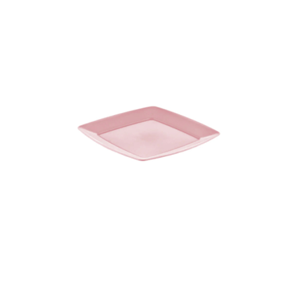 Related Products - Square Flat Dessert Plate Matte Pink EACH