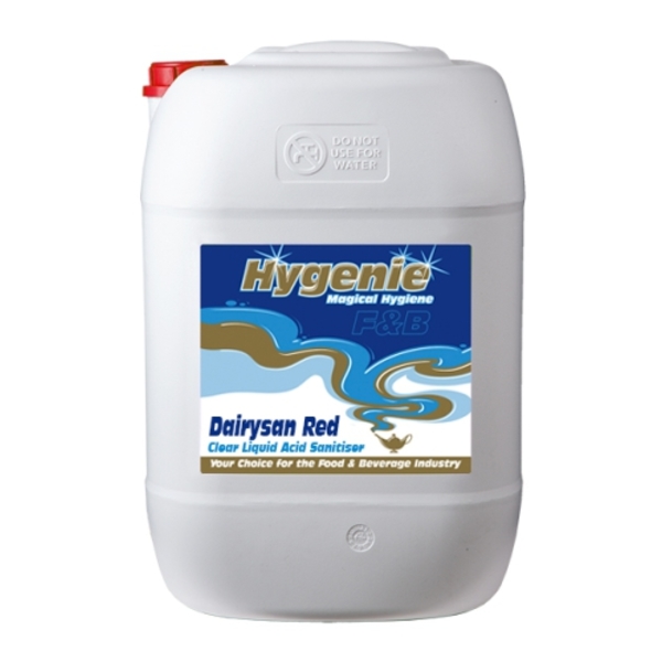Caprichem products - Hygenie Dairysan Red 25L