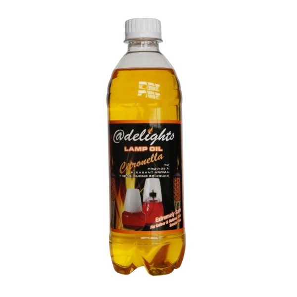 Caprichem specials - @delights Lamp Oil Yellow Citronella 12x500ml