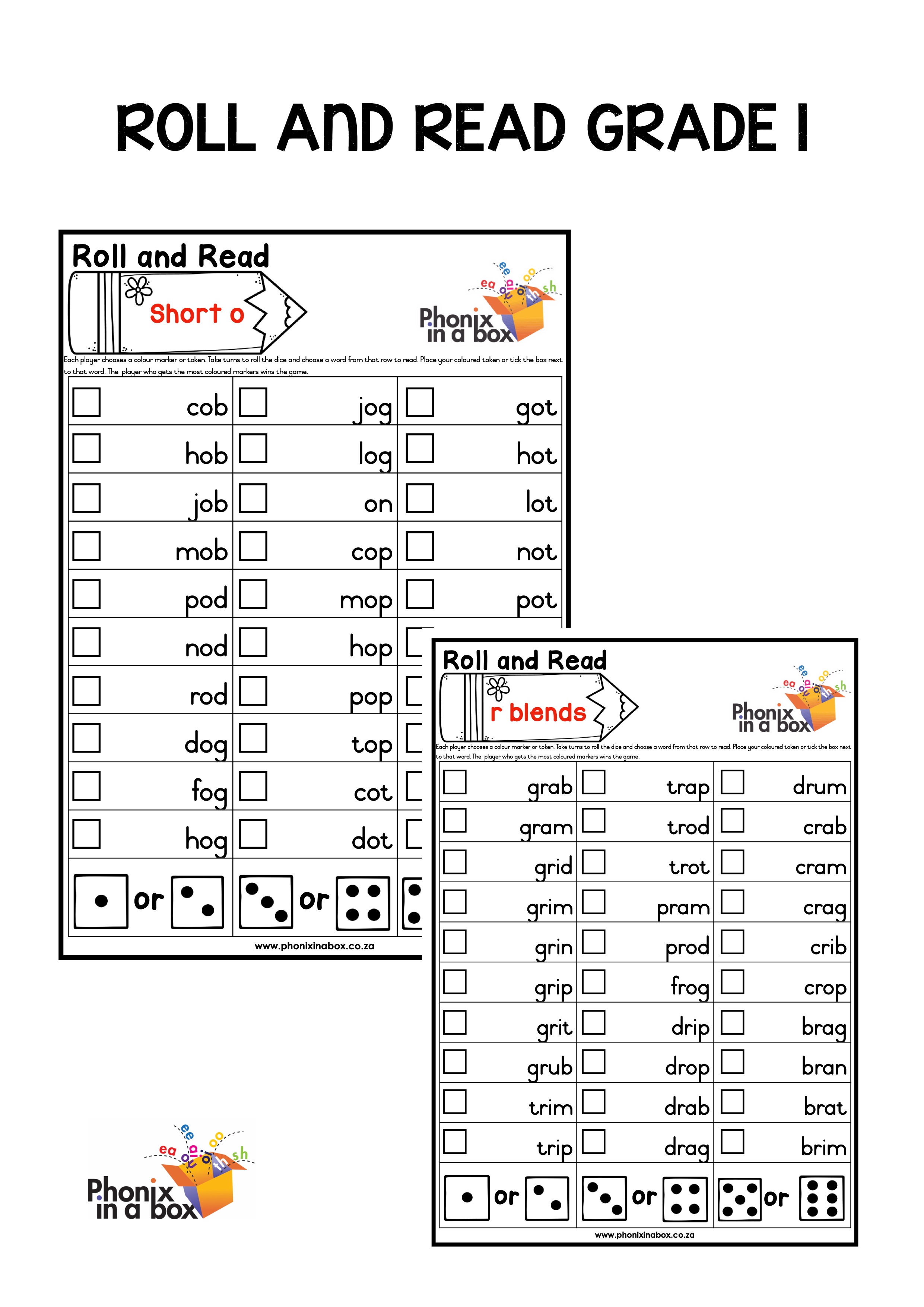 Roll and Read Grade 1