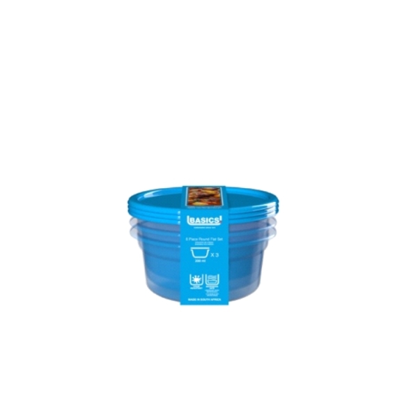 Related Products - Round Set Food Saver 6 Piece - 200ml P/PACK