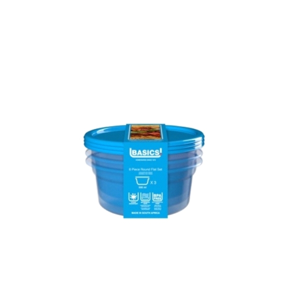 Related Products - Round Set Food Saver 6 Piece - 500ml P/PACK