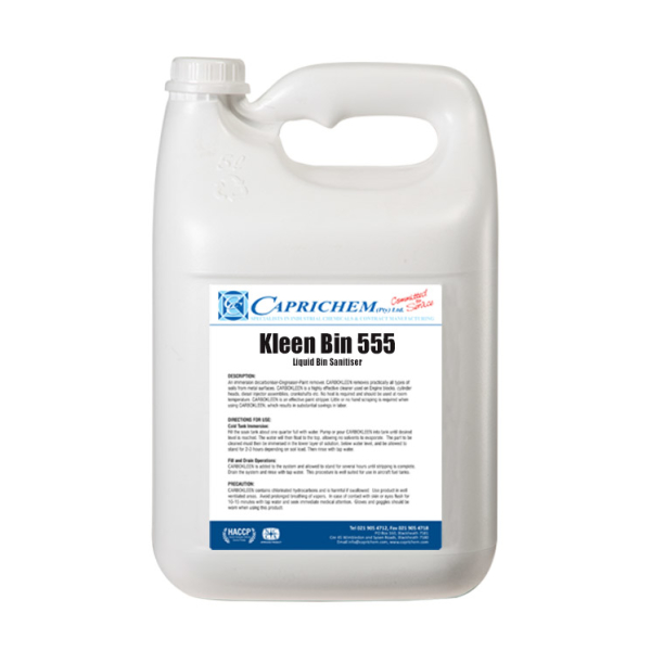 Caprichem products - Dux Kleen Bin 555 5L
