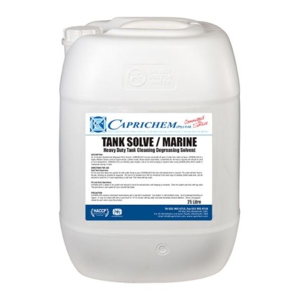 Caprichem products - Tank Solve / Marine 25L