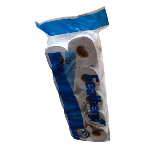 Caprichem products - Single Ply Toilet Paper 10 Rolls Feathery Recycle P/PACK