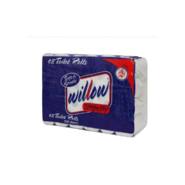 Caprichem products - Single Ply Toilet Paper Willow - 48 Rolls 10-001 P/PACK Caprichem products - Single Ply Toilet Paper Willow - 48 Rolls 10-001 P/PACK