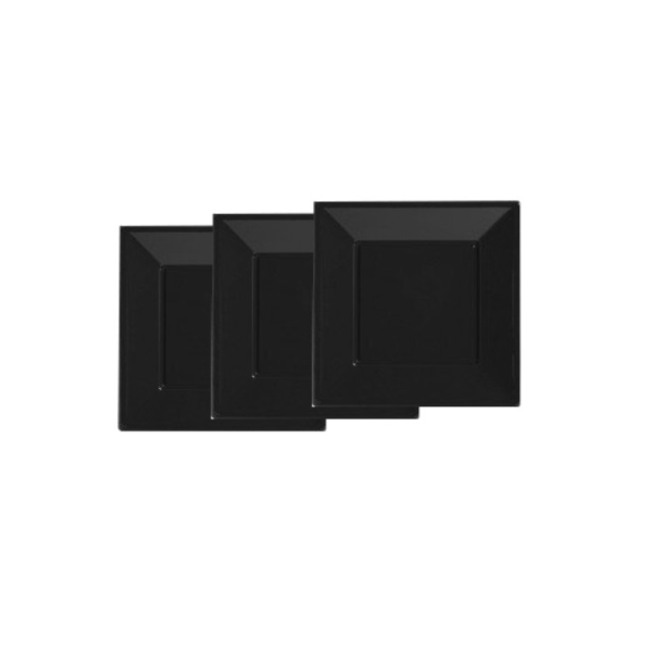 Caprichem products - Small Square Plate Black EACH