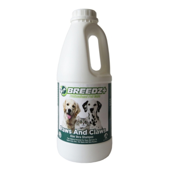 Caprichem products - Breedz Paws & Claws Aloe Vera Shampoo 1L