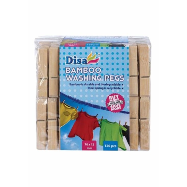 Related Products - Washing Pegs Bamboo 70mm 120 Pack P/PACK