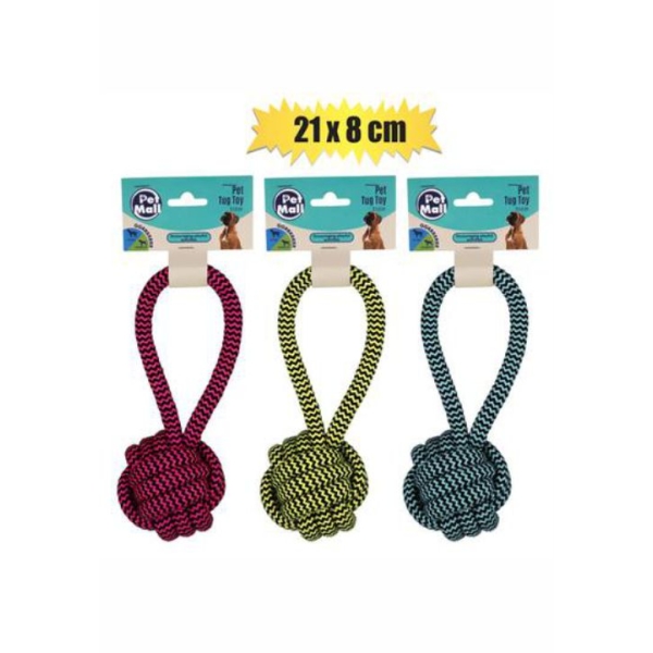 Related Products - Pet Dog Tug Toy String With Ball 21x8cm EACH