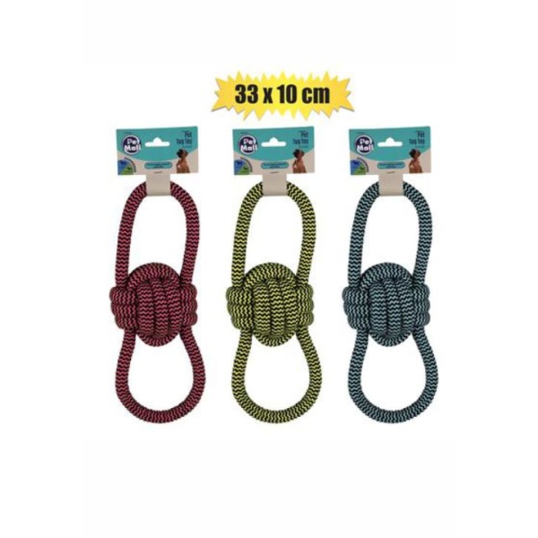 Related Products - Pet Dog Tug Toy String Dbl Loop 33x10cm EACH