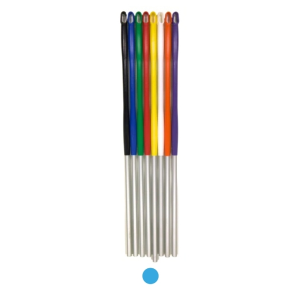 Caprichem Product - Aluminium Handle Moulded Top Mop End - Blue EACH