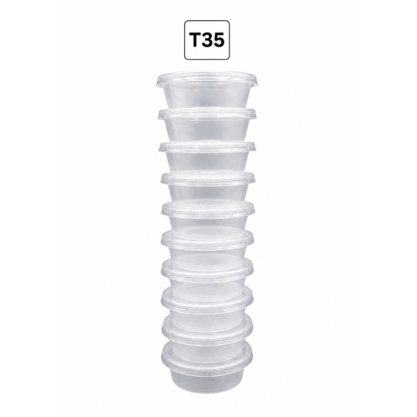 Related Products - Plastic Cup With Snap On Lid - 10 X 35ml P/PACK