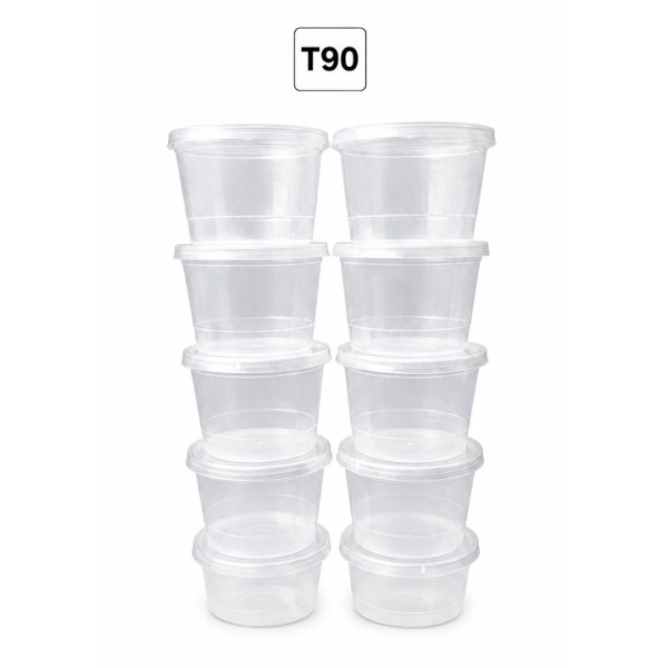 Related Products - Plastic Cup With Snap On Lid - 10 X 90ml P/PACK