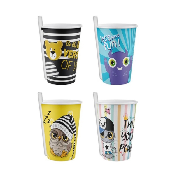 Related Products - Yummy Cup With Straw 400ml EACH
