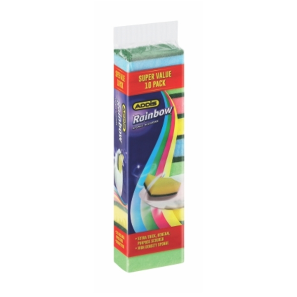 Related Products - Rainbow Sponge Scourers X 10 Per Pack # P/PACK