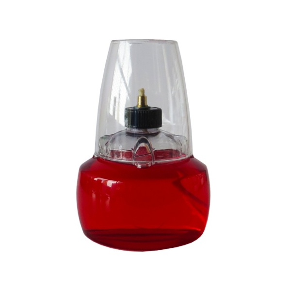 Caprichem products - @delights Short Lamp Red - Clear Shade 550ML