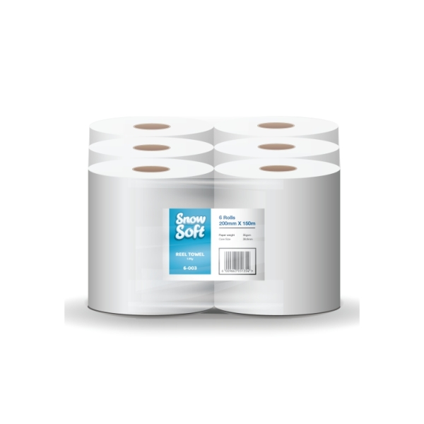 Related Products - Snowsoft Reel Towel 1ply 6 Rolls 6-003 P/PACK