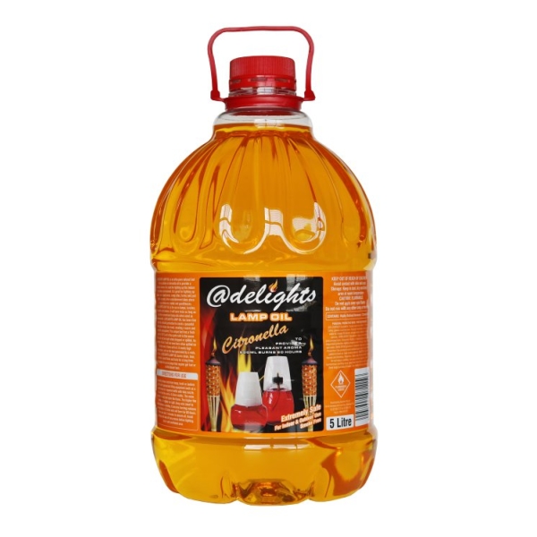 Caprichem specials - @delights Lamp Oil Yellow Citronella 4x5l