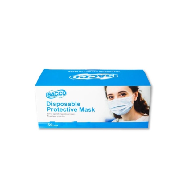 Related Products - Disposable Face Mask 3 Ply X 50 Masks Blue P/BOX