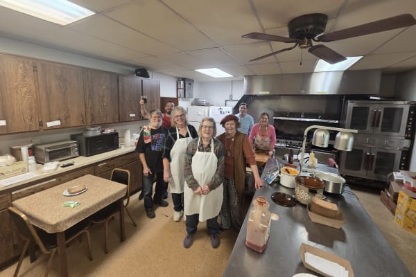 Kitchen volunteers! 