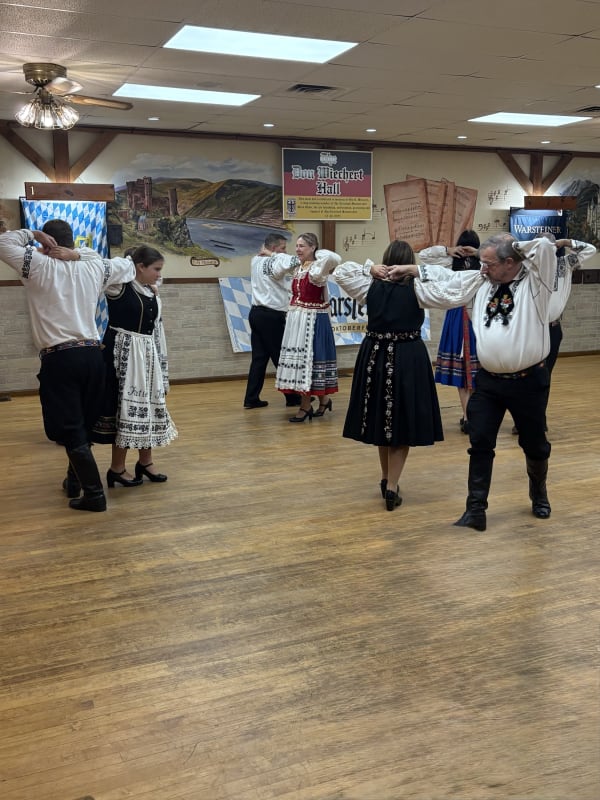 The Cleveland Saxon Dance Group performing traditional German dance