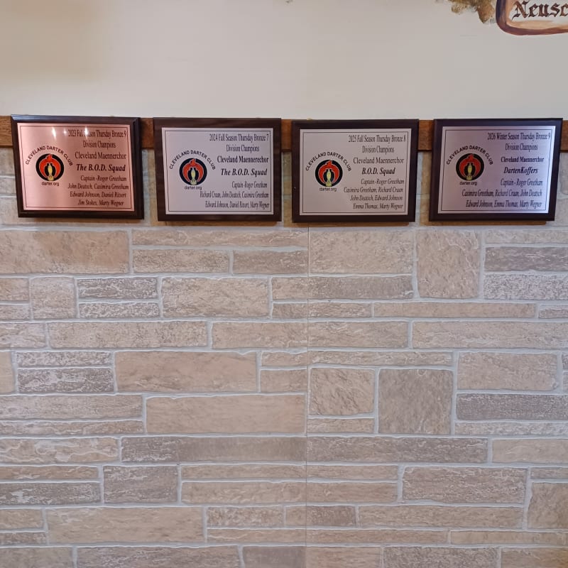 Dart Wall of Fame