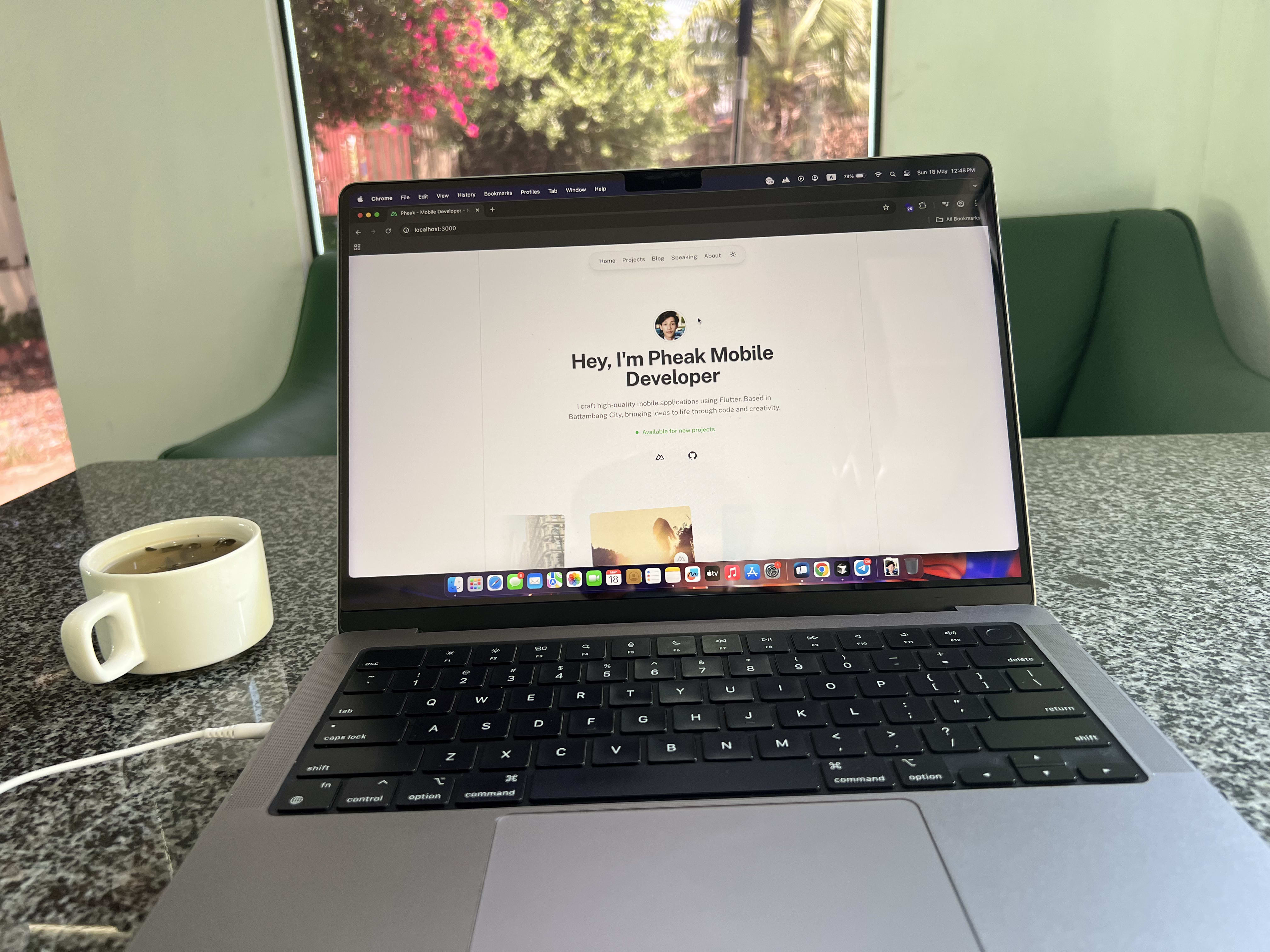 My coffee workspace