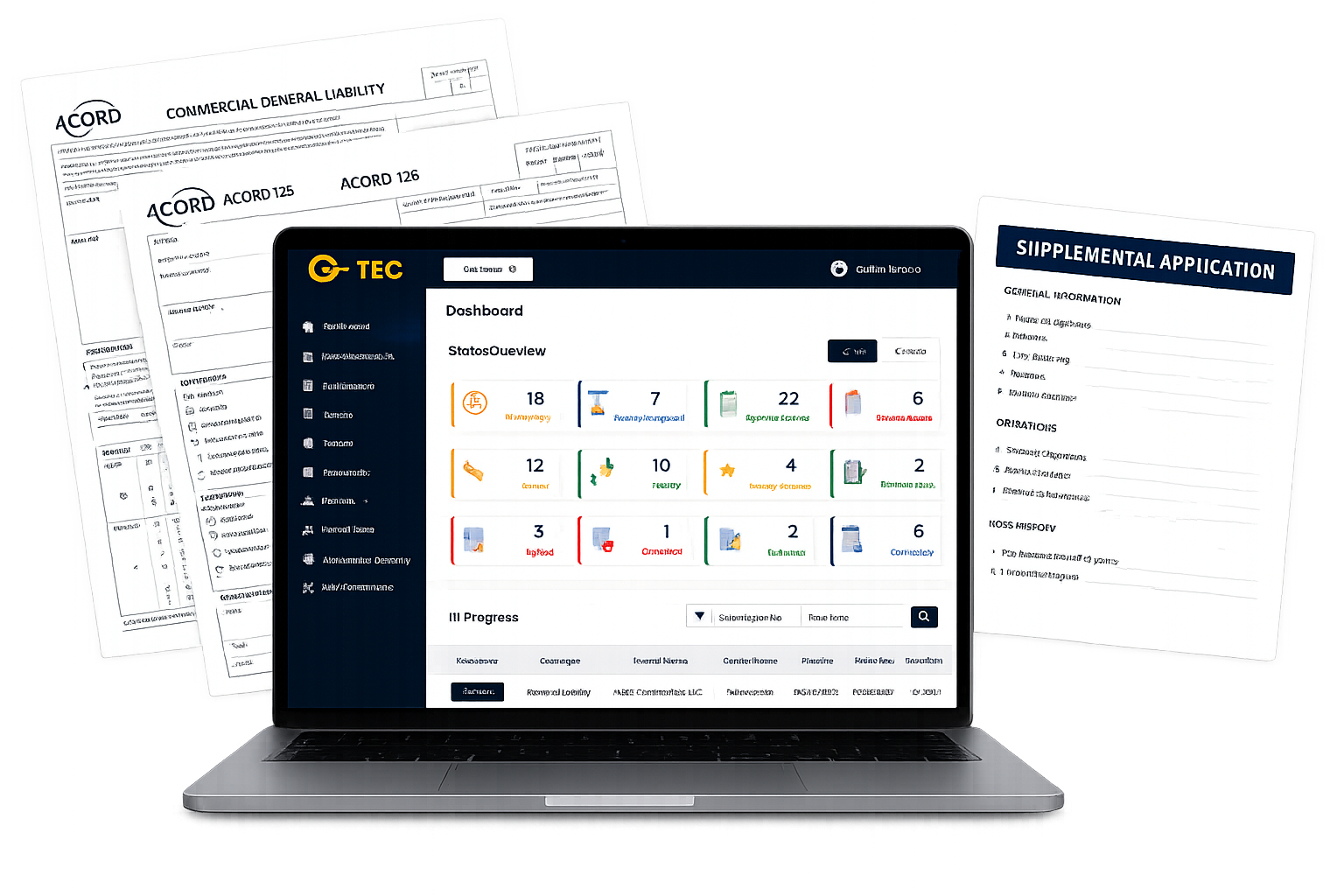G-Tec commercial insurance rating and quoting platform from Greenwood General, a commercial insurance MGA