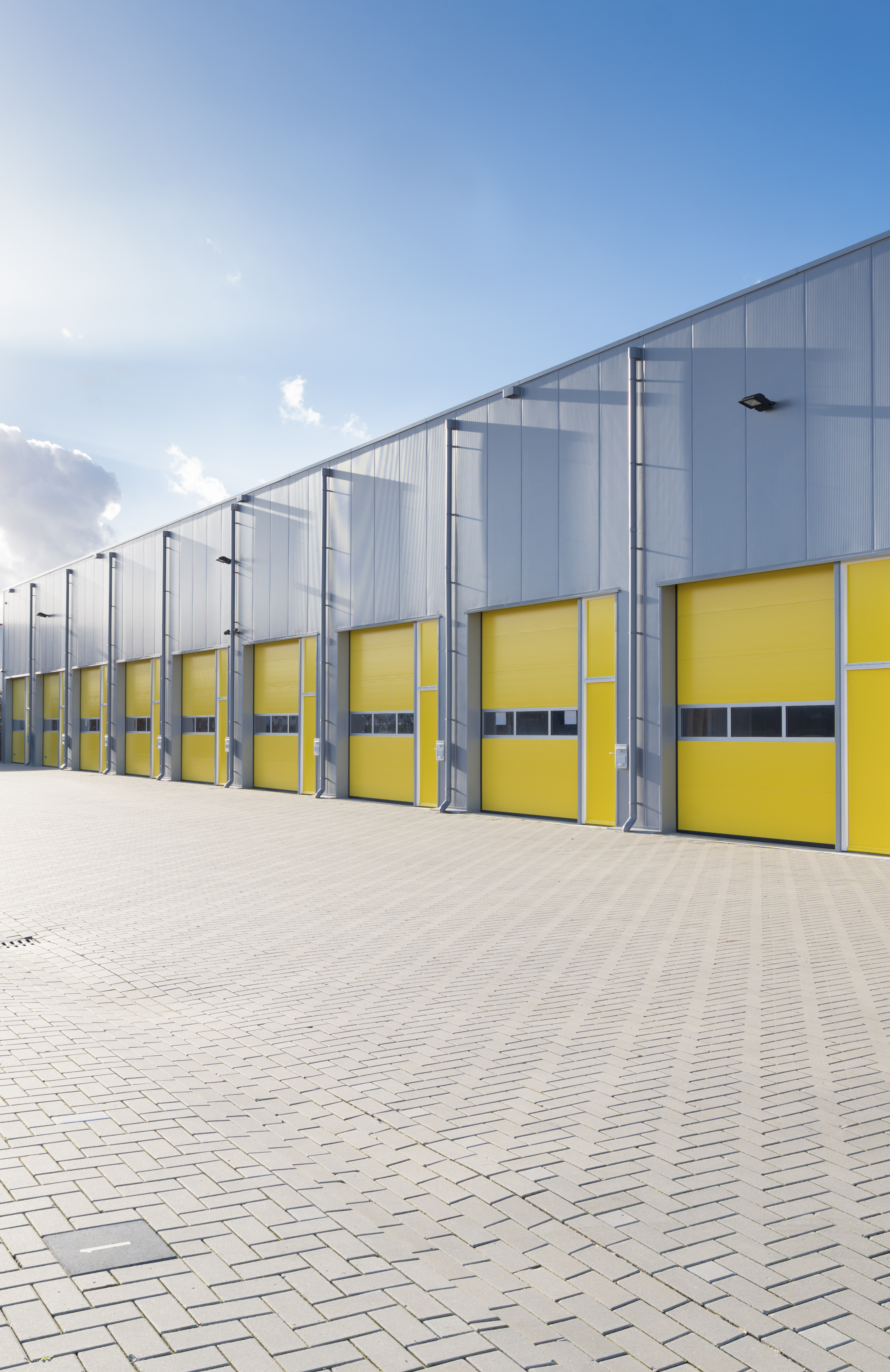 Mixed-use commercial buildings and modern real estate, representing the buildings, contents, and income exposures covered by commercial property insurance for brokers