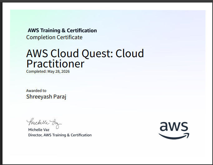AWS Cloud Quest: Cloud Practitioner
