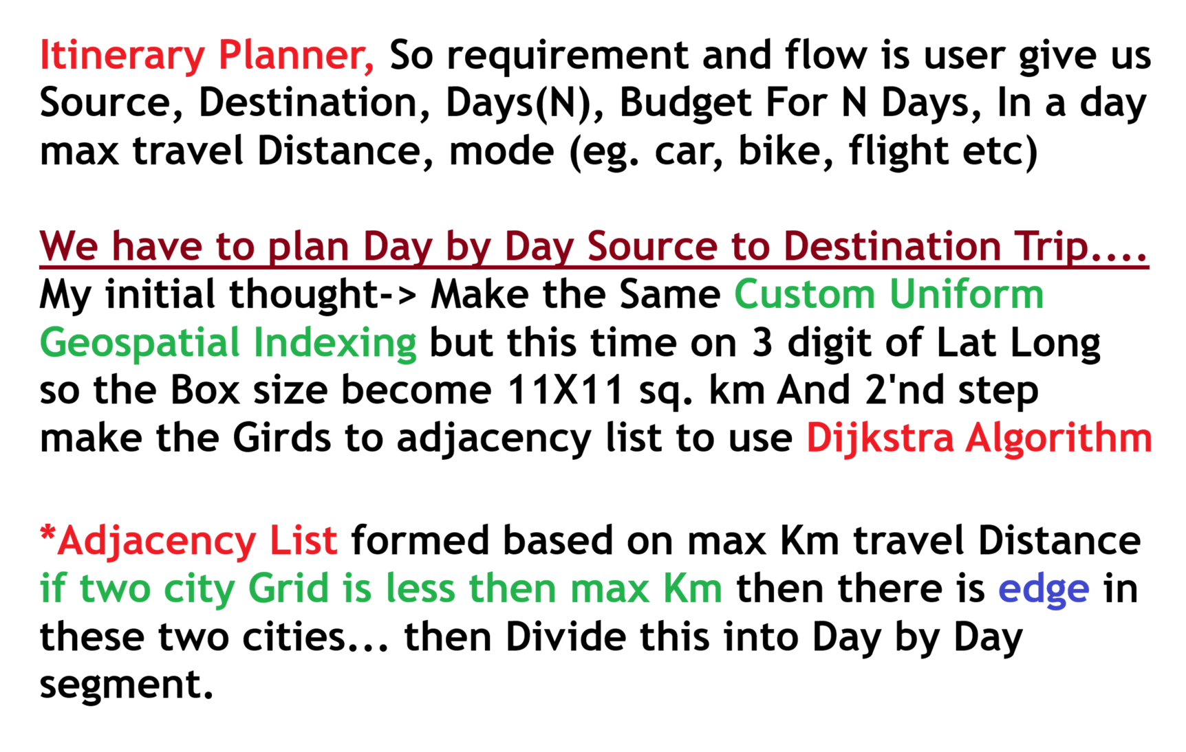 Itinerary 2