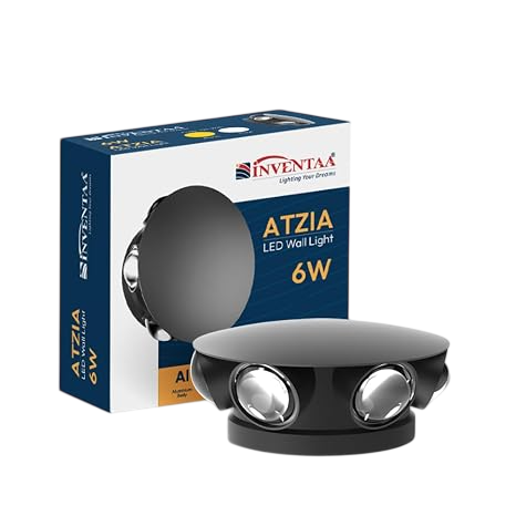 Atzia 6W Round LED Waterproof Wall Light image 2