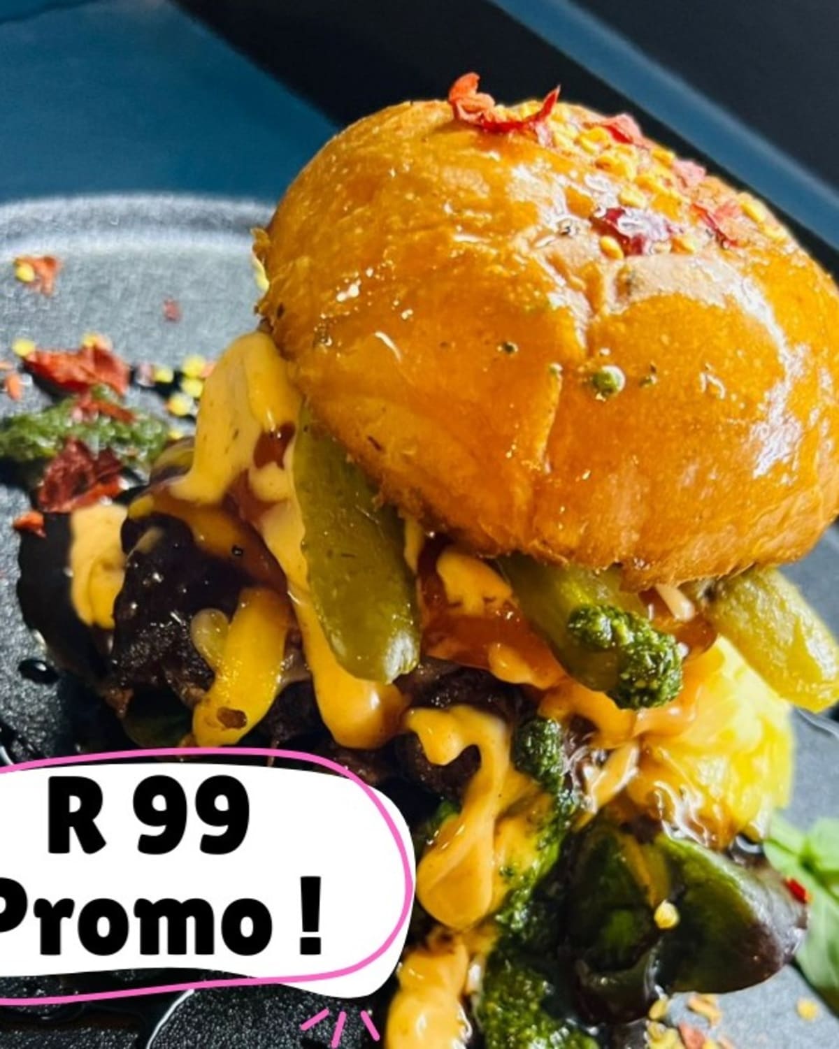 Friday Burger Special at Die Pienk Kerk