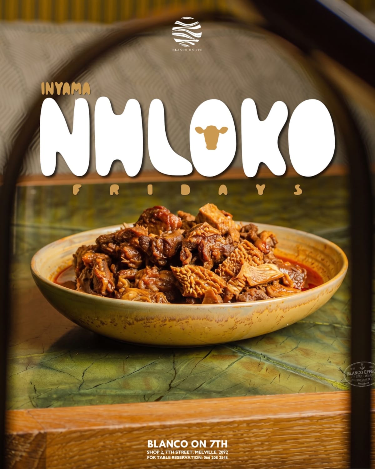 Inyama Nhloko Fridays at Blanco