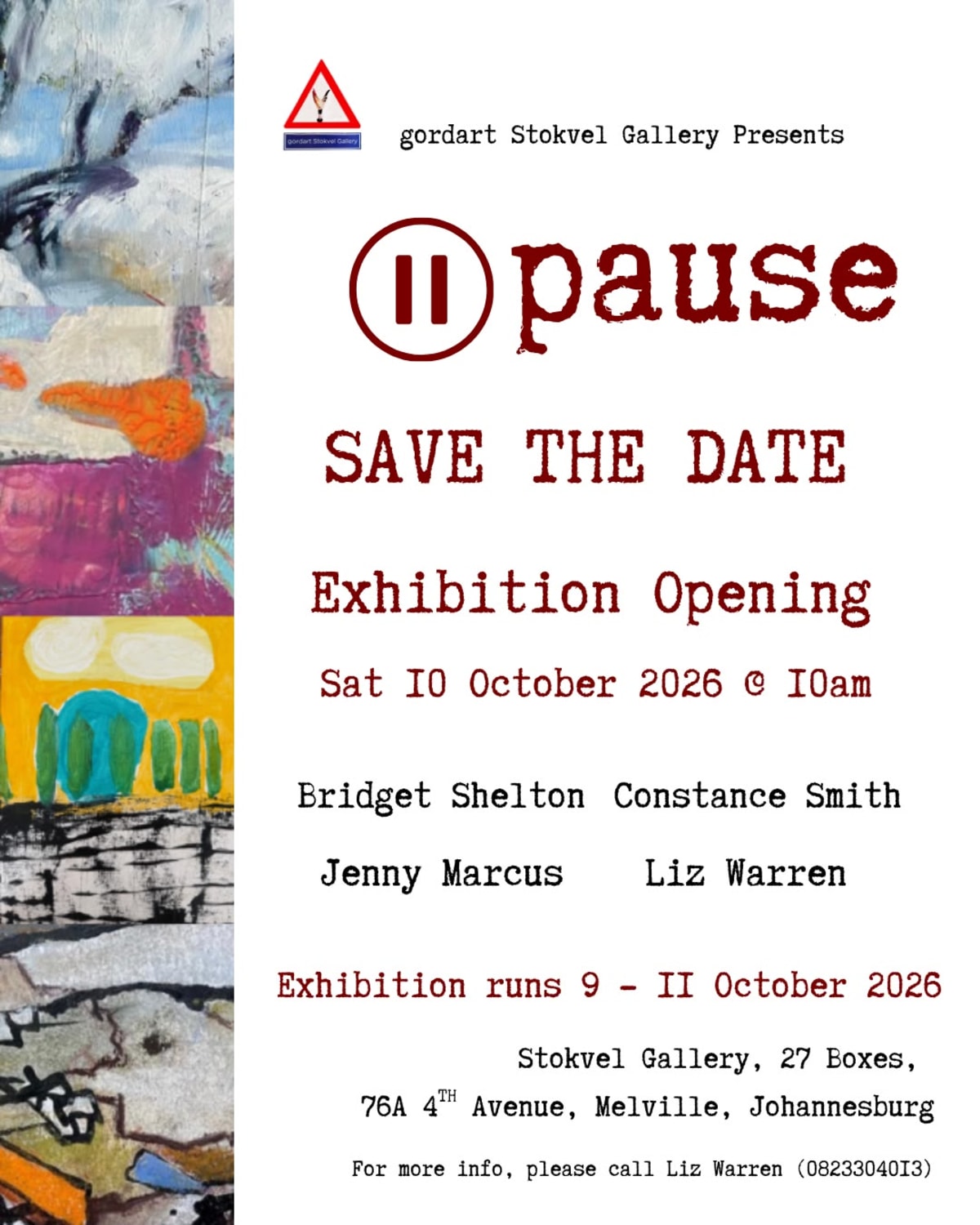 Pause: Group Exhibition Opening At Stokvel Gallery