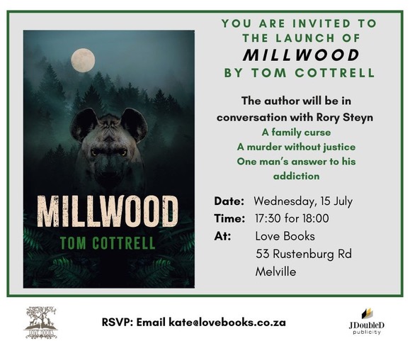 Book Launch: Millwood by Tom Cottrell