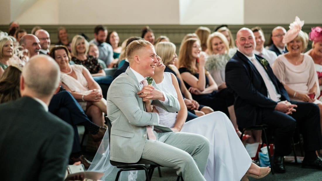 Documentary wedding photograph