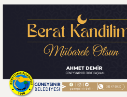 Belediye Başkanı Ahmet Demir’in Berat Kandili mesajı