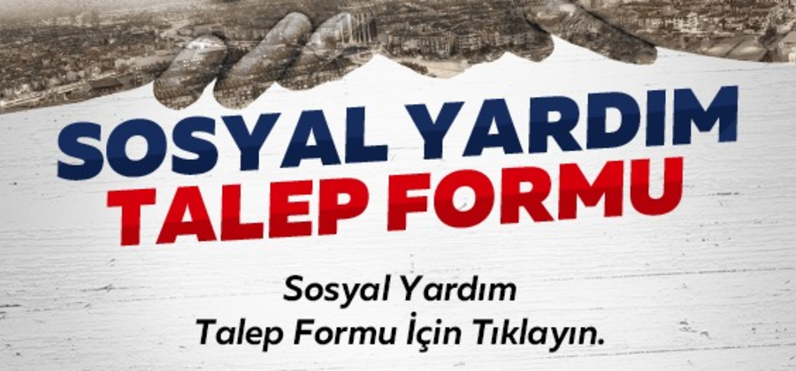 Konya Büyükşehir Belediyesi Sosyal Yardım Talep Formu