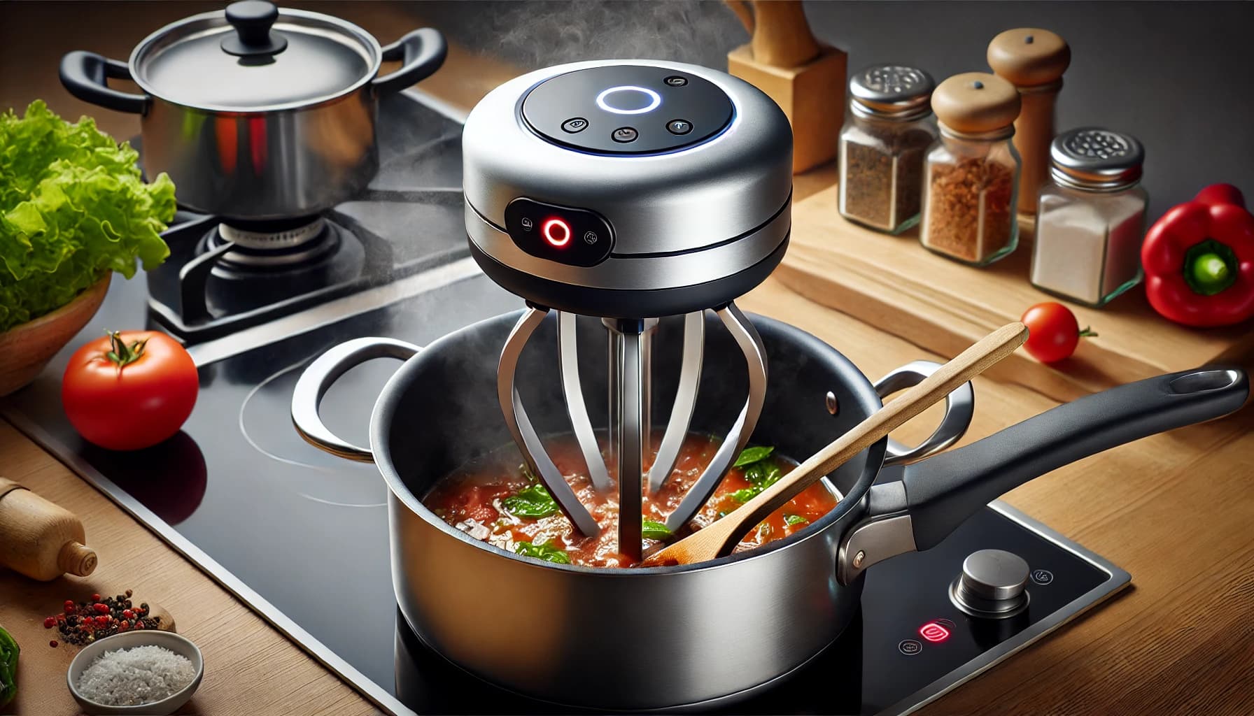 Automatic Pan Stirrer Unique Kitchen Gadgets