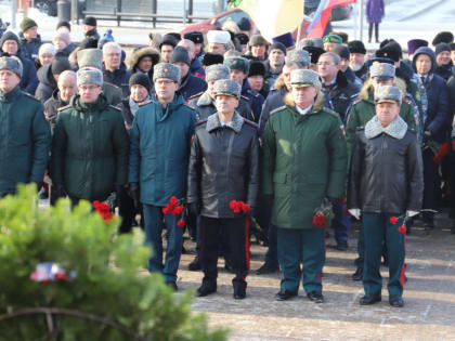 Начальник Управления Росгвардии по Пермскому краю принял участие в церемонии возложения венков и цветов